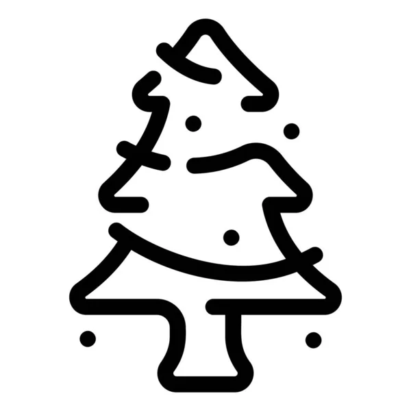Wintersaison Und Weihnachtskonzept Vektorillustration Weihnachtsbaumsternlicht — Stockvektor