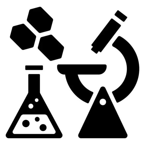 Ciencia Investigación Vector Icono — Vector de stock
