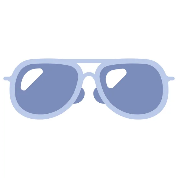 Stílusos Felszerelés Kiegészítők Ikon Vektor Illusztráció Napszemüveg — Stock Vector