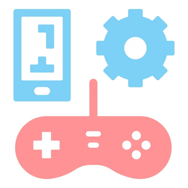 Video Game Simple Design Game Design — Stock Vector