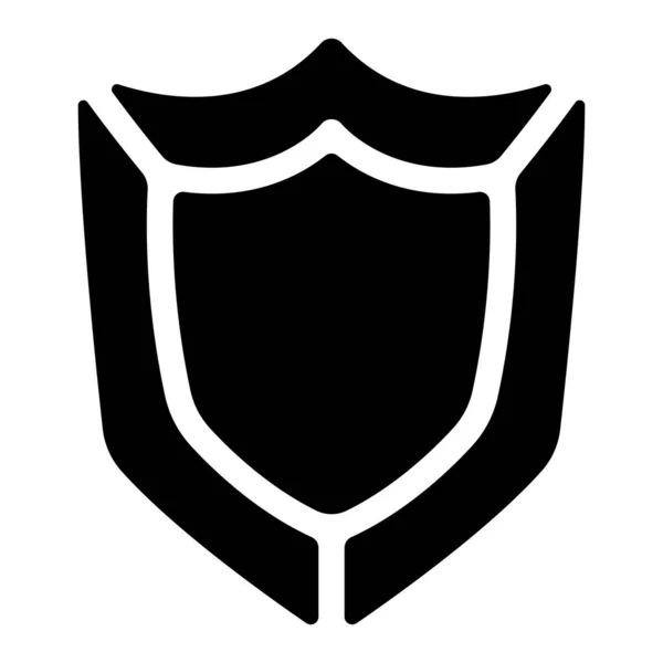 Ícone Arma Ilustração Vetorial Escudo —  Vetores de Stock