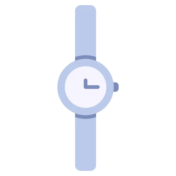 Stijlvolle Outfit Accessoires Icoon Vector Illustratie Horloge — Stockvector