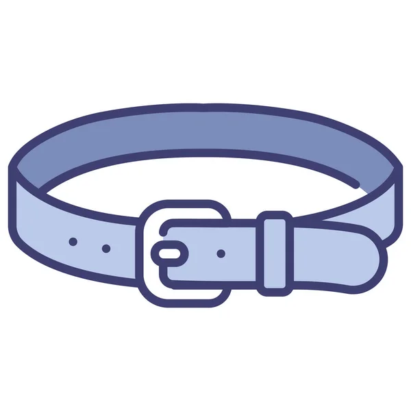 Stylish Outfit Accessories Icon Vector Illustration Belt — Archivo Imágenes Vectoriales