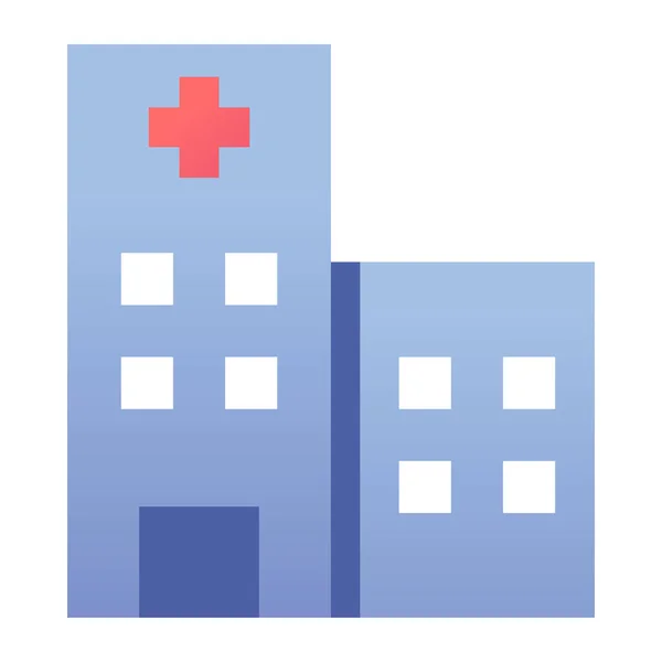Medicina Saúde Ícone Ilustração Vetorial Hospital — Vetor de Stock