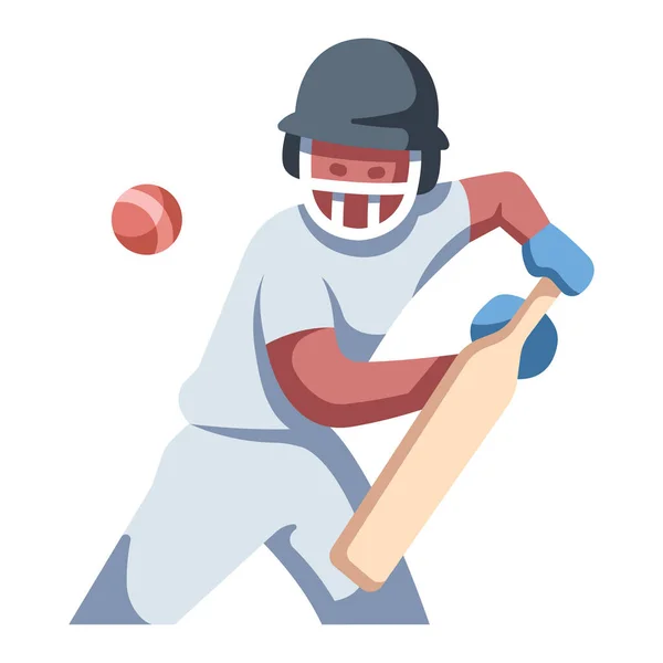 England Konzeptionelle Ikone Vektorillustration Cricket Sport — Stockvektor