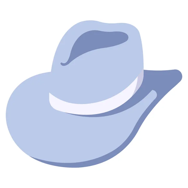 Stylish Outfit Accessories Icon Vector Illustration Cowboy Hat — Stock Vector