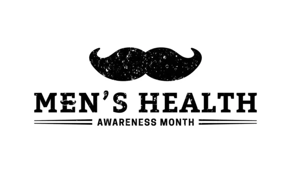 Monat Des Gesundheitsbewusstseins Für Männer Isolated Icon Illustration — Stockvektor