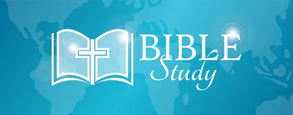 Біблійне Дослідження Тло Ілюстрація Дизайн — стоковий вектор