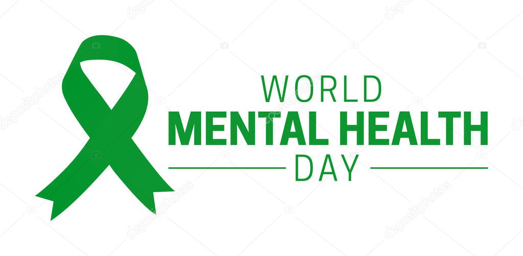 World Mental Health Awareness Month Logo Icon Isolated