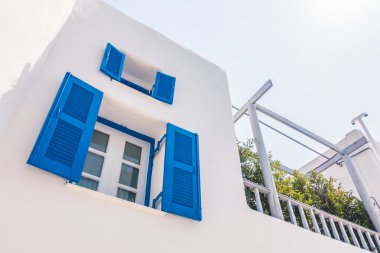 Santorini ve Yunanistan tarzı ile güzel mimari