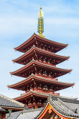 Güzel mimari Sensoji Tapınağı