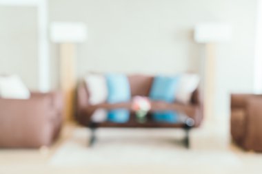 Soyut bulanıklık oturma odası