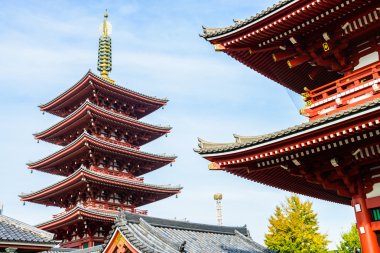 Güzel mimari Sensoji Tapınağı