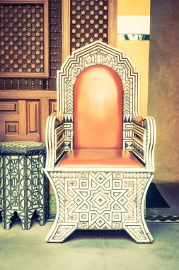 Fas tarzı ile lüks sandalye