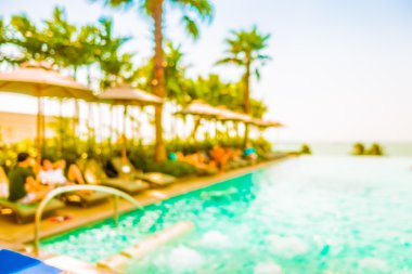 Güzel lüks Yüzme Havuzu bulanıklık