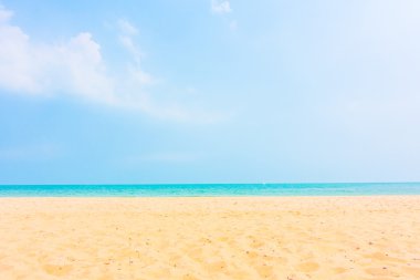 Güzel boş kum plaj