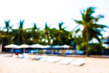 güzel bir plaj ve deniz bulanıklığı