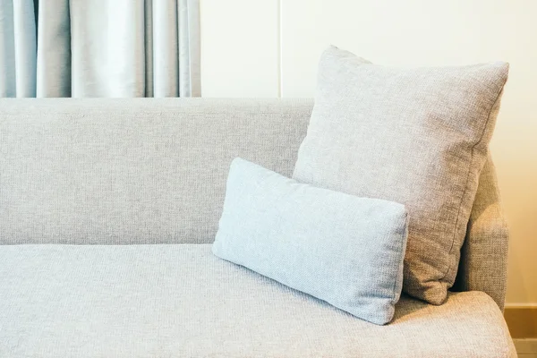 stock image Beautiful luxury pillows on sofa