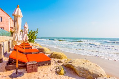 Güzel tropikal deniz ve plaj