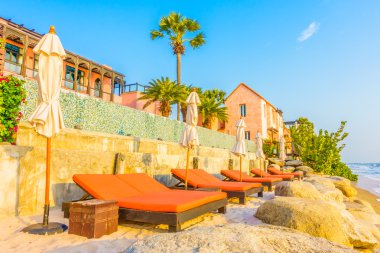 Güzel tropikal deniz ve plaj