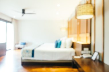 lüks yatak odası iç bulanıklık