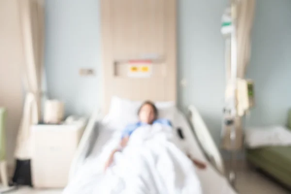 Ziekenhuis kamer interieur vervagen — Stockfoto