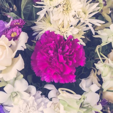 Vintage güzel çiçekler