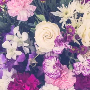 Vintage güzel çiçekler