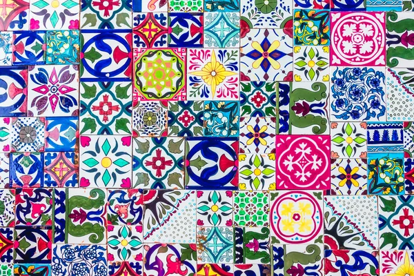 Morocco mosaic tiles textures — Stock Photo, Image