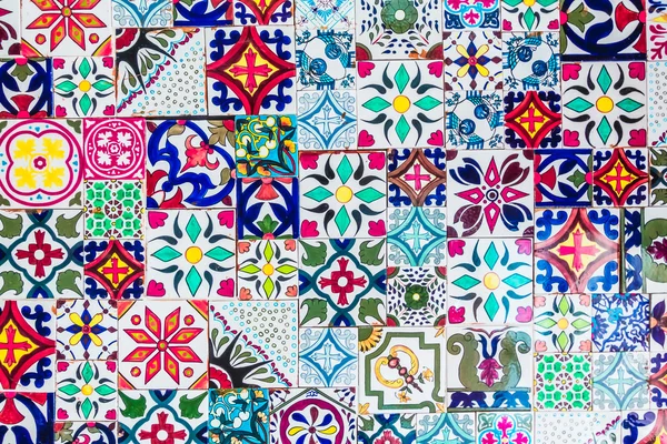 摩洛哥马赛克瓷砖纹理 — 图库照片