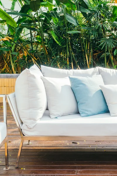 Pillow on sofa — Stock Photo, Image