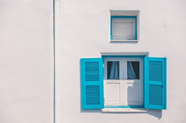 Santorini ve Yunanistan tarzı ile güzel mimari