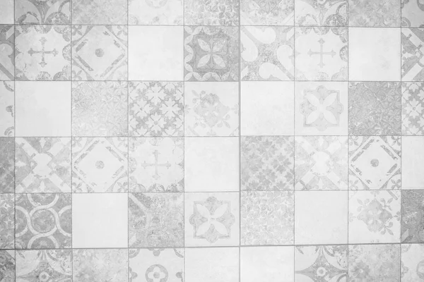 Текстуры стен из серой и белой плитки — стоковое фото