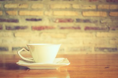 beyaz kahve fincanı