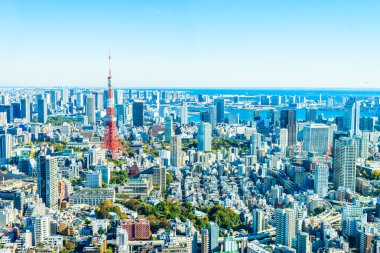 Tokyo cityscape manzarası