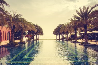 Güzel lüks vintage Yüzme Havuzu