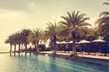 Güzel lüks vintage Yüzme Havuzu