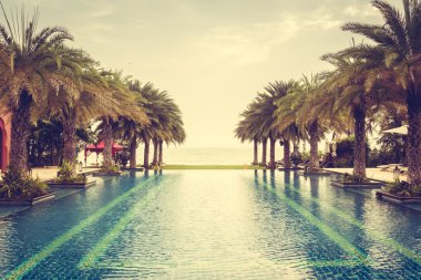 Güzel lüks vintage Yüzme Havuzu