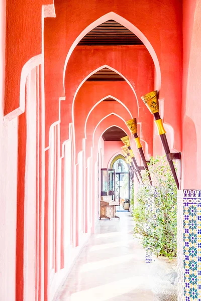 Arquitetura bonita com estilo marroquino — Fotografia de Stock