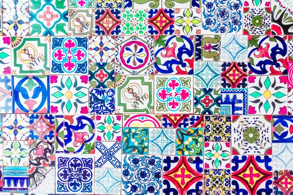 Morocco mosaic tiles textures — Stock Photo, Image