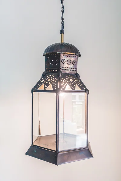Lanterne dans le style Maroc dans le salon — Photo