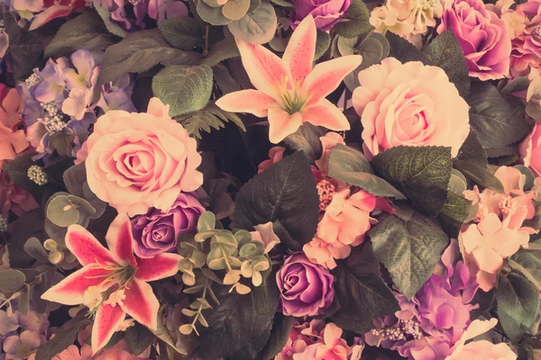 美丽的鲜花花束 — 图库照片