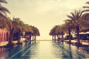 Güzel lüks vintage Yüzme Havuzu