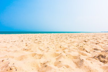 ile güzel tropikal deniz kum