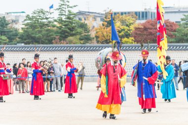 Seoul, Güney Kore - 26 Ekim 2015: asker Mart changi