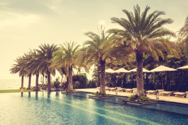 Güzel lüks vintage Yüzme Havuzu