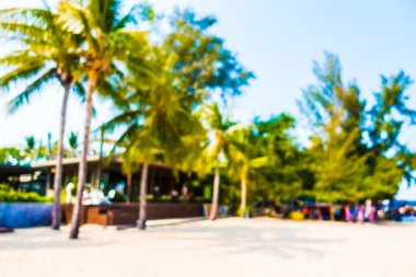 güzel bir plaj ve deniz bulanıklığı