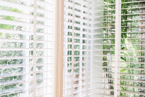 Blinds window decoration in living room