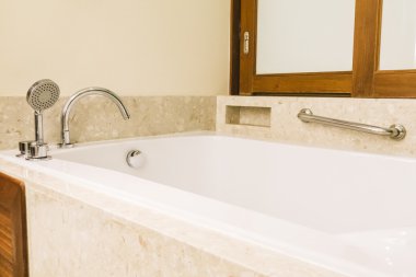 Küvet banyo iç dekorasyon