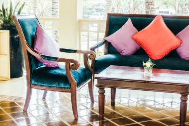 Yastıklar kanepe ve sandalye